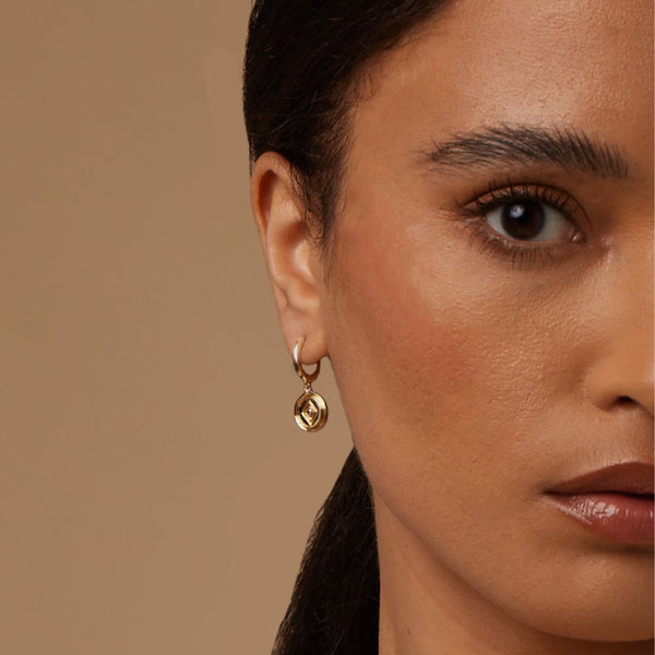 Almasika Vidi Diamond Huggie Earrings