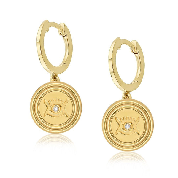 almasika Vidi Diamond Huggie Earrings