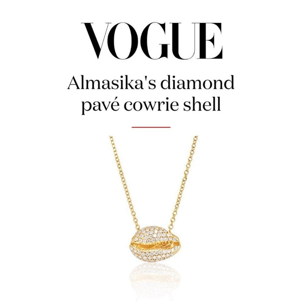 Almasika LE CAURI ENDIAMANTÉ Diamond Necklace - White Full Pave