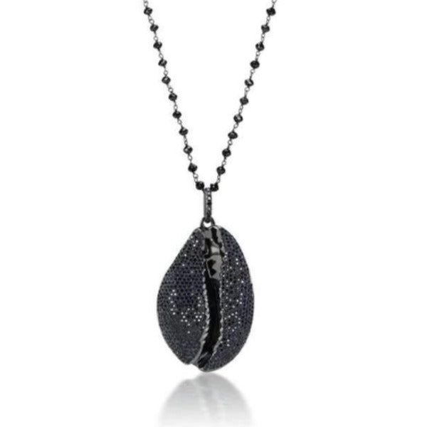 almasika LE CAURI ENDIAMANTÉ Men's Diamond Très Grand Necklace - Black