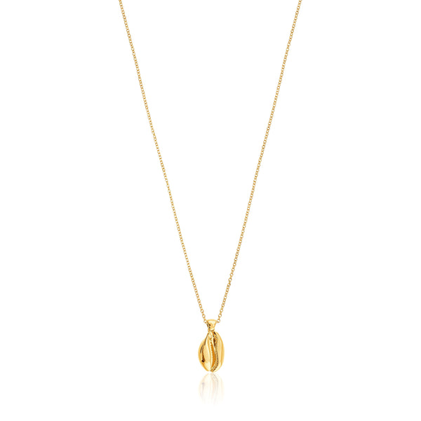 almasika Le Cauri Endiamanté Yellow Gold Le Grand Cauri Necklace