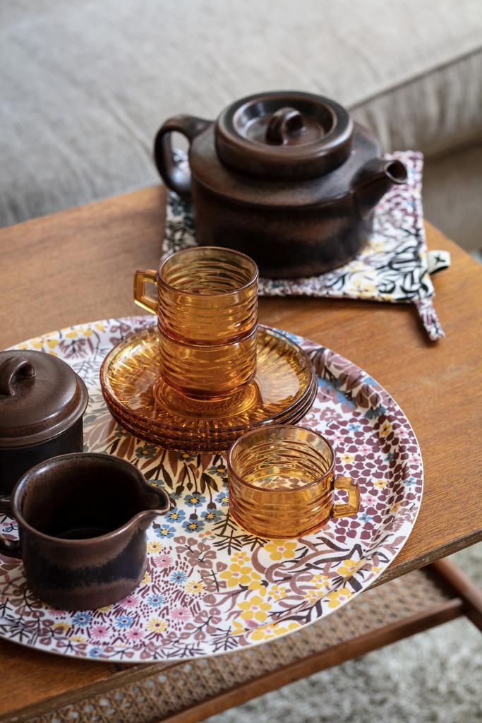 Alo Yoga Botanic Garden Pot Holder Pink Brown