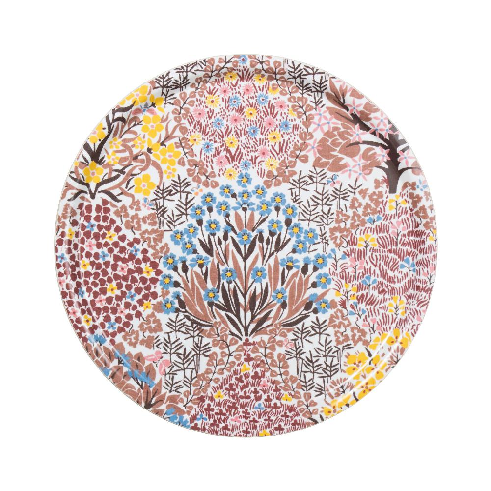 alo yoga Botanic Garden tray pink brown 38cm