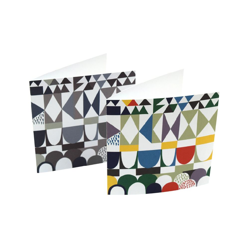 alo yoga Bows card with envelope grey