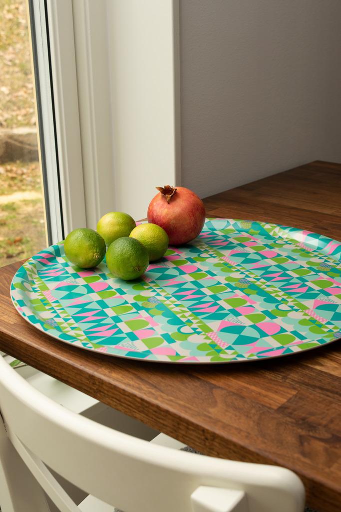 Alo Yoga Bows Tray Modern Green 45cm