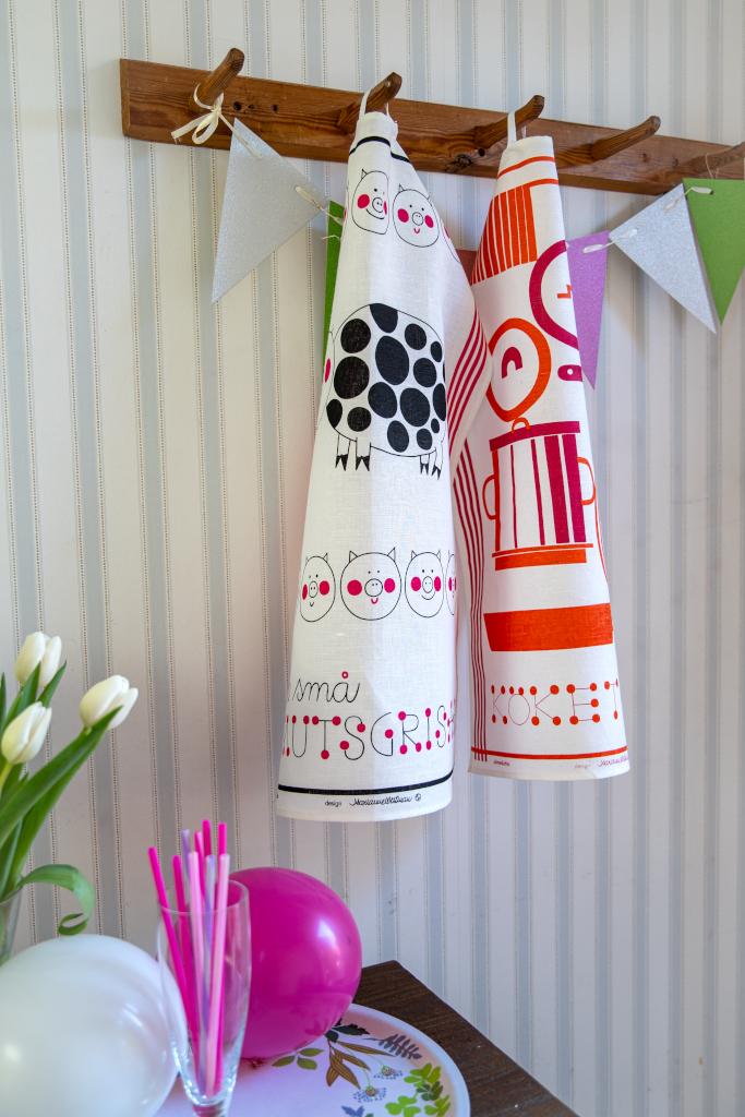 Alo Yoga För Små Smutsgrisar Tea Towel