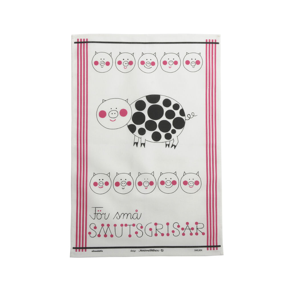 alo yoga För små smutsgrisar tea towel