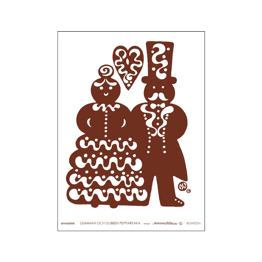 alo yoga Gumman & Gubben pepparkaka tea towel