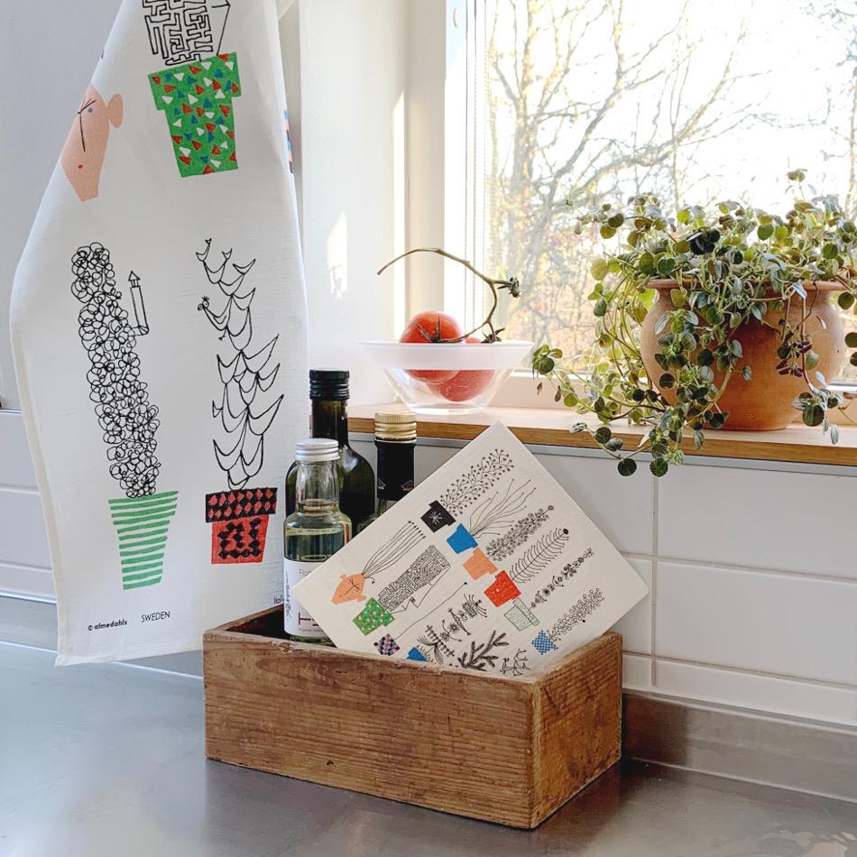 Alo Yoga Italiensk Blomsterhylla Dish Cloth