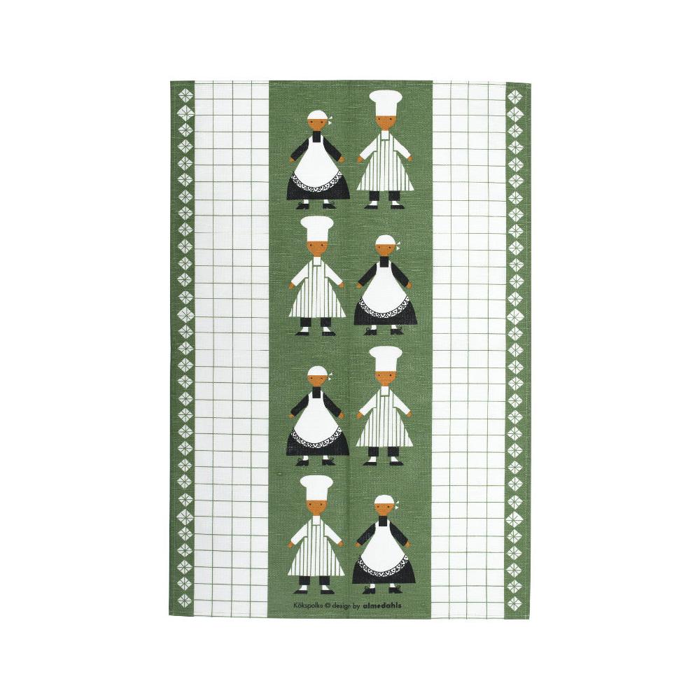 alo yoga Kökspolka tea towel green