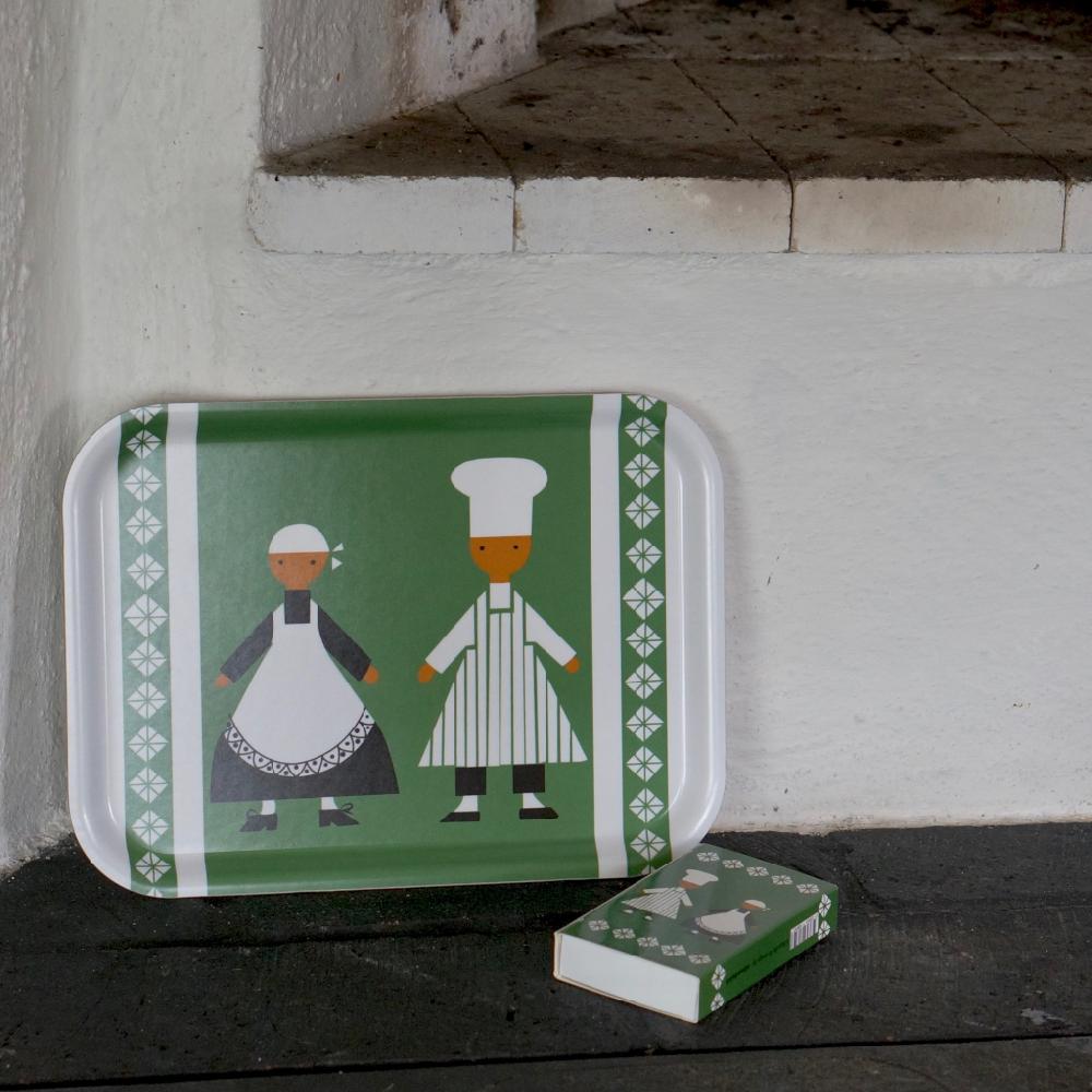 Alo Yoga Kökspolka Tray Green 27x20cm