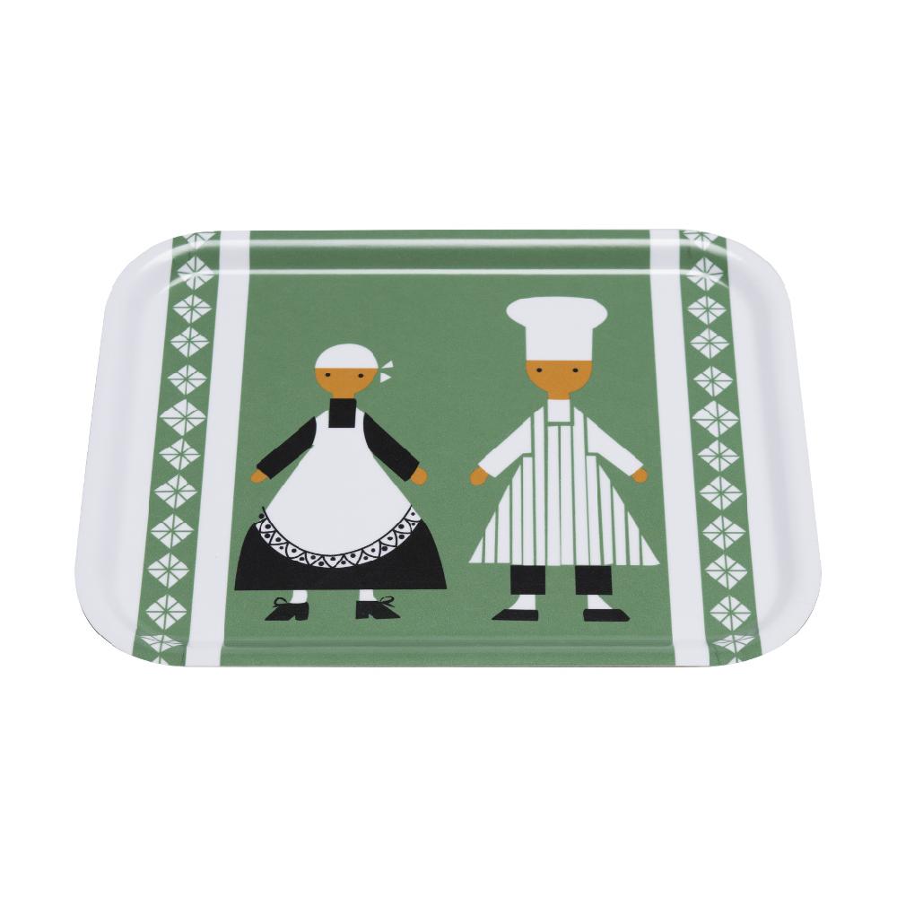 alo yoga Kökspolka tray green 27x20cm