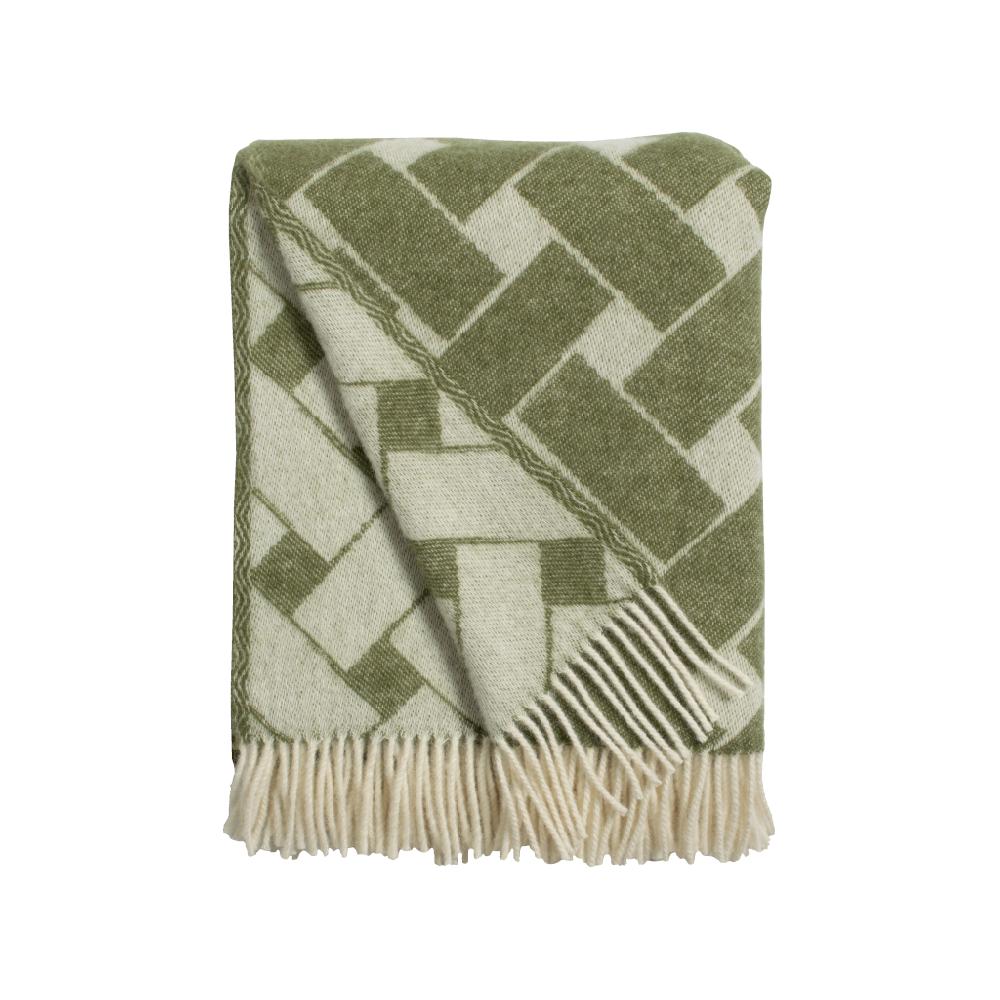 alo yoga Korg blanket green offwhite