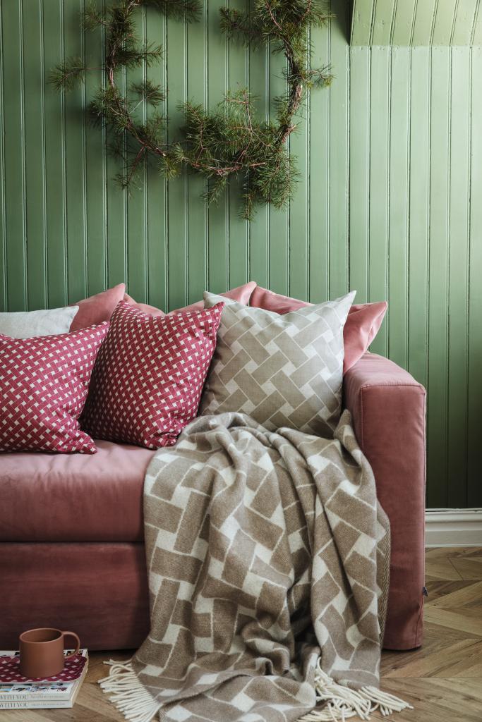 Alo Yoga Korg Cushion Cover Red 47x47cm