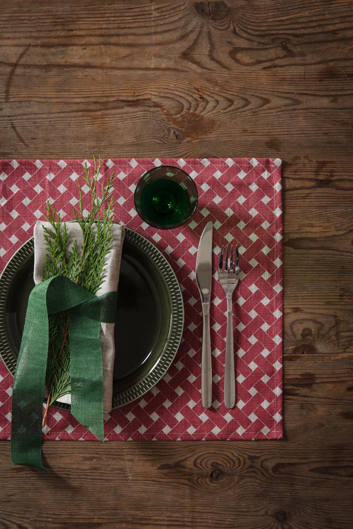 Alo Yoga Korg Placemat Red 45x34cm 2-pack