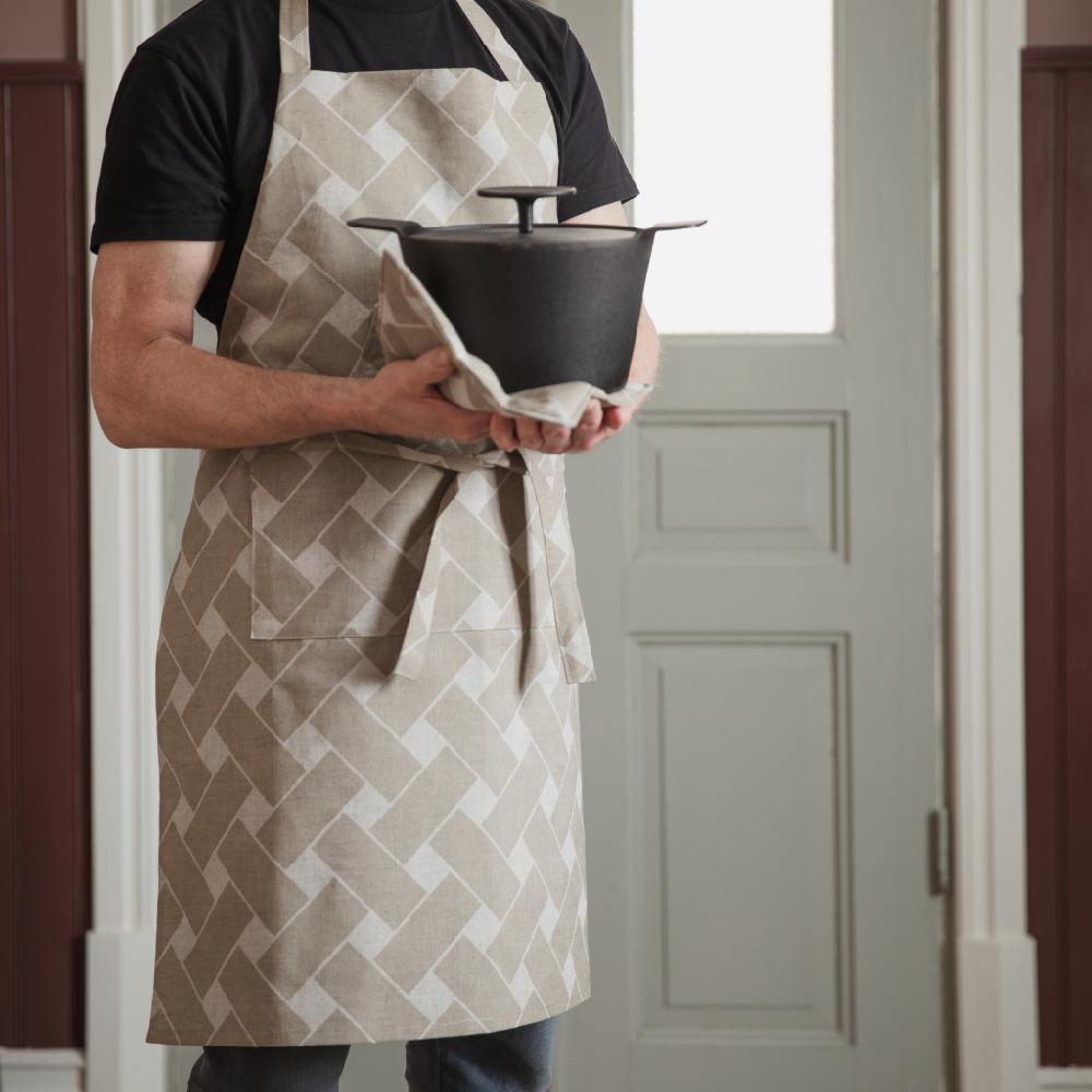 alo yoga Korg XL apron natur/taupe