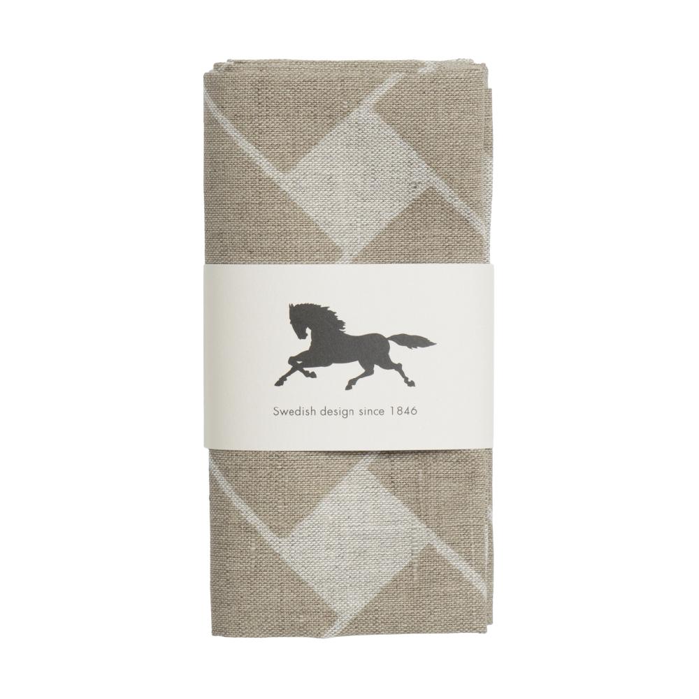 alo yoga Korg XL napkin natur/taupe 45x45cm (2-pack)