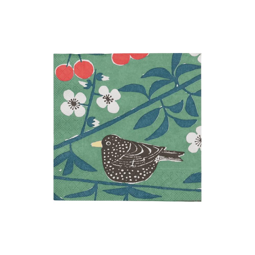 alo yoga Körsbärsträdgården paper napkin green