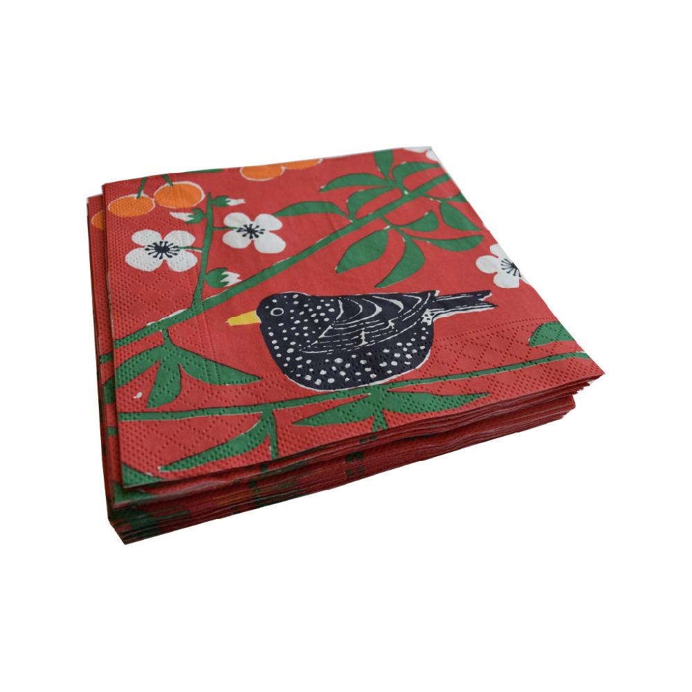 Alo Yoga Körsbärsträdgården Paper Napkin Red