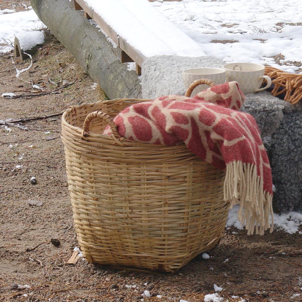 Alo Yoga Kotteri Blanket Burgundy Beige