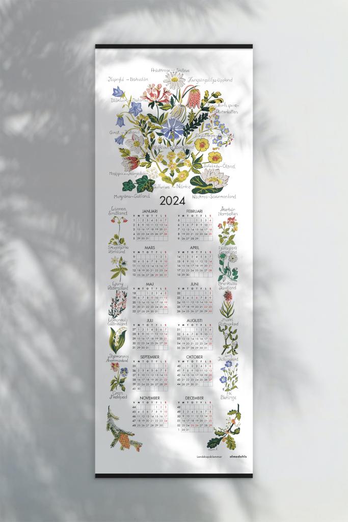 Alo Yoga Landskapsblommor Calendar 2024