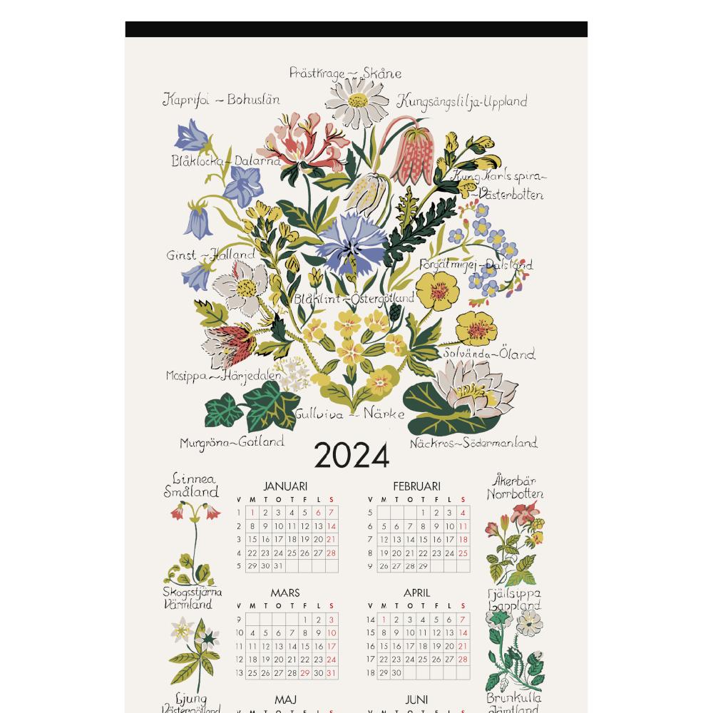 Alo Yoga Landskapsblommor Calendar 2024
