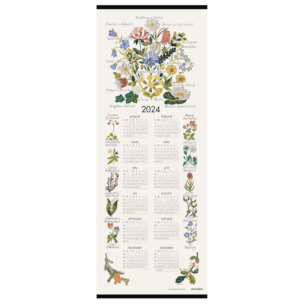 alo yoga Landskapsblommor calendar 2024