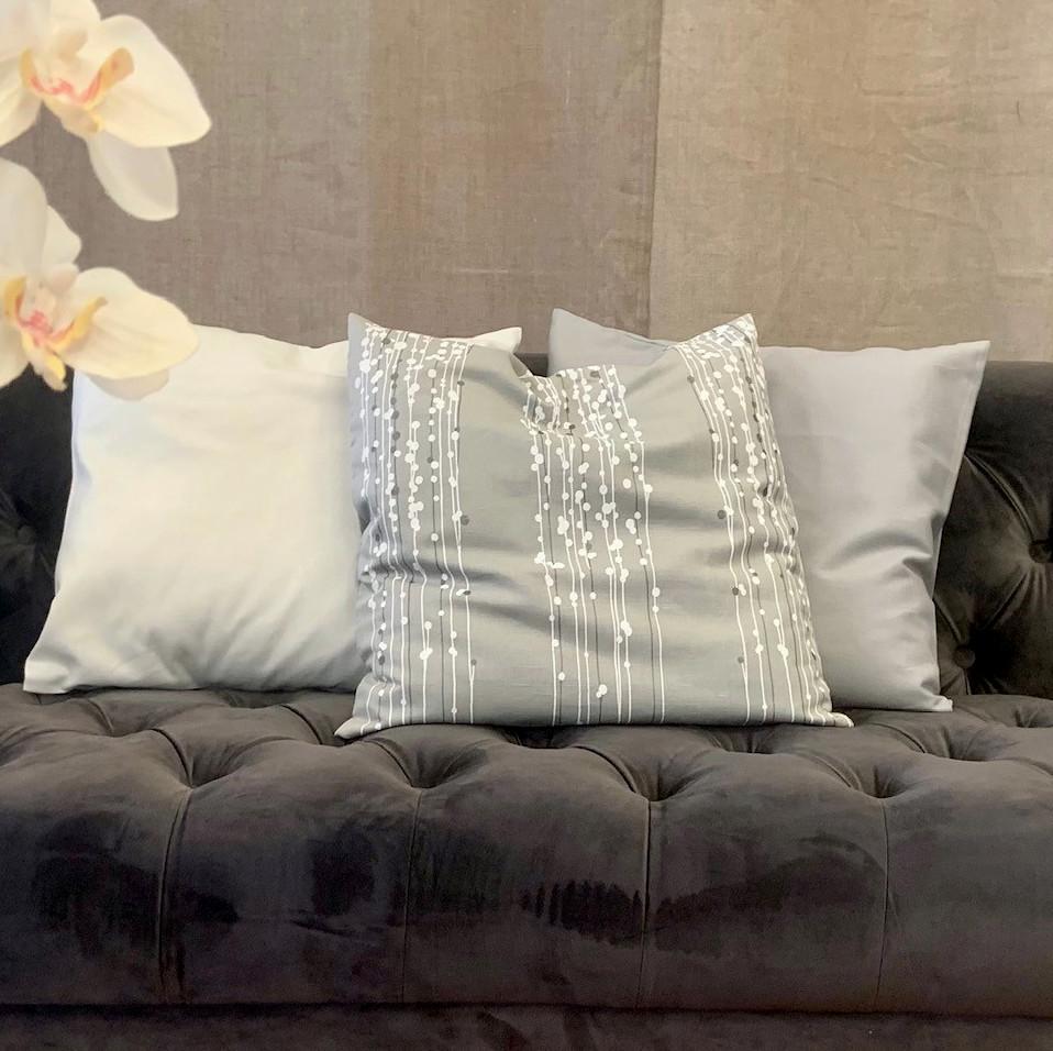 Alo Yoga Linstrå Fabric By The Metre Grey 150cm