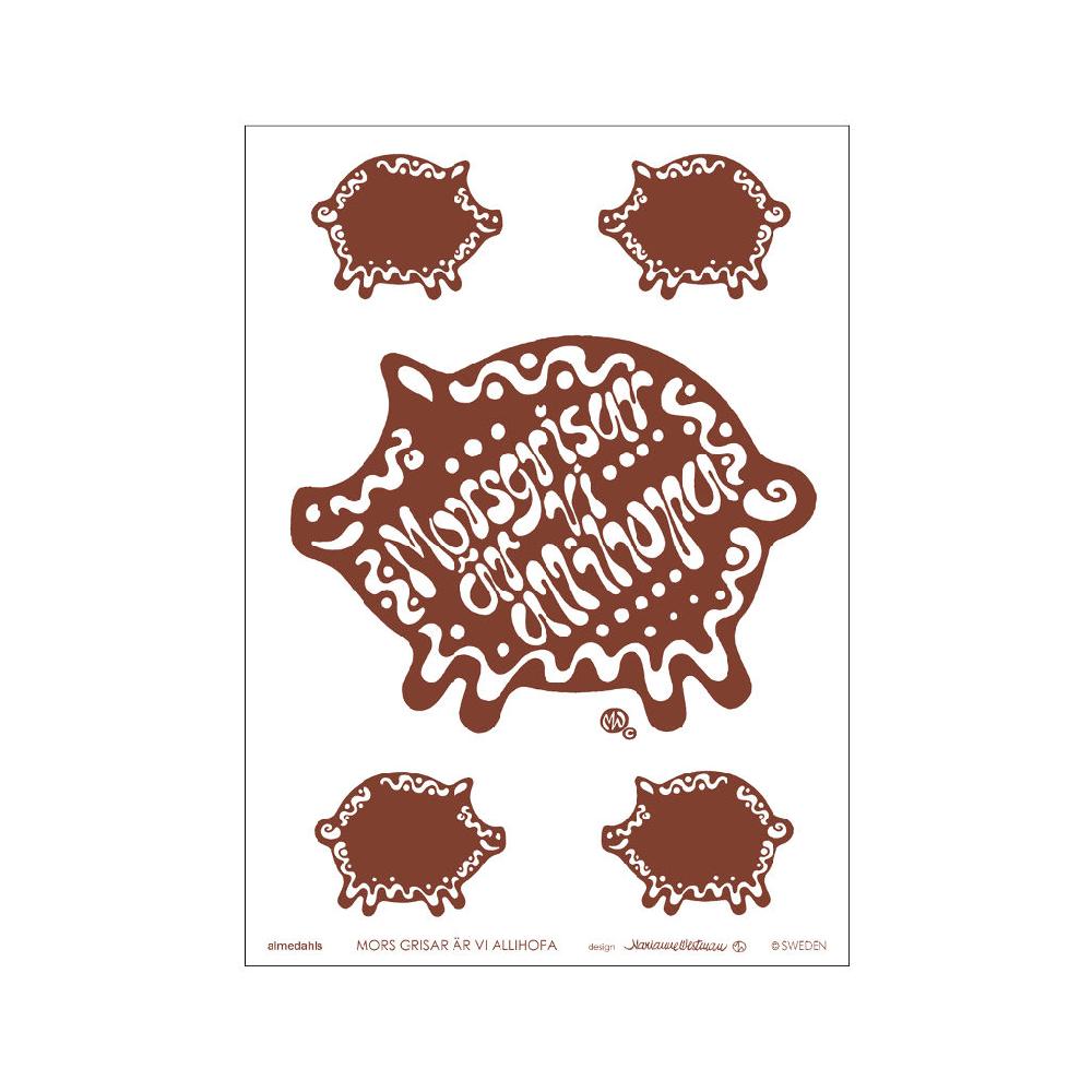 alo yoga Morsgrisar är vi allihopa tea towel