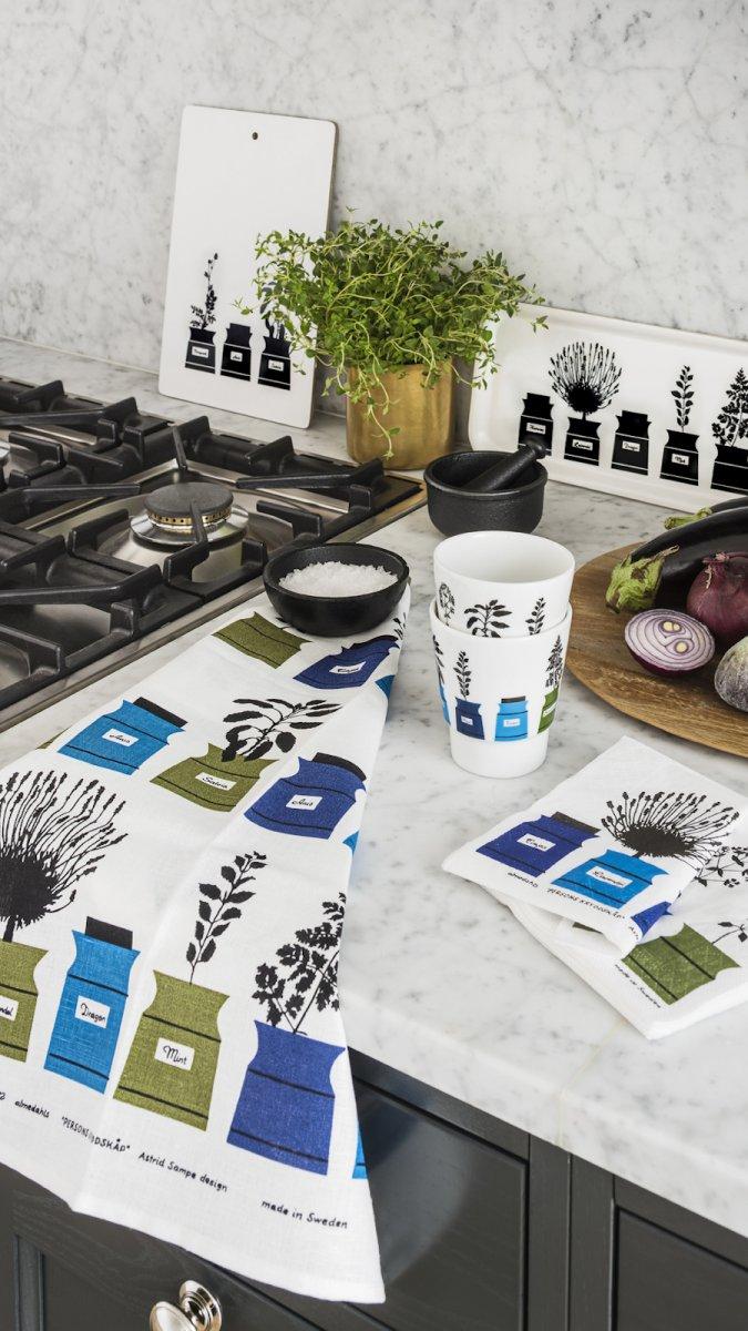 Alo Yoga Persons Kryddskåp Tea Towel Blå