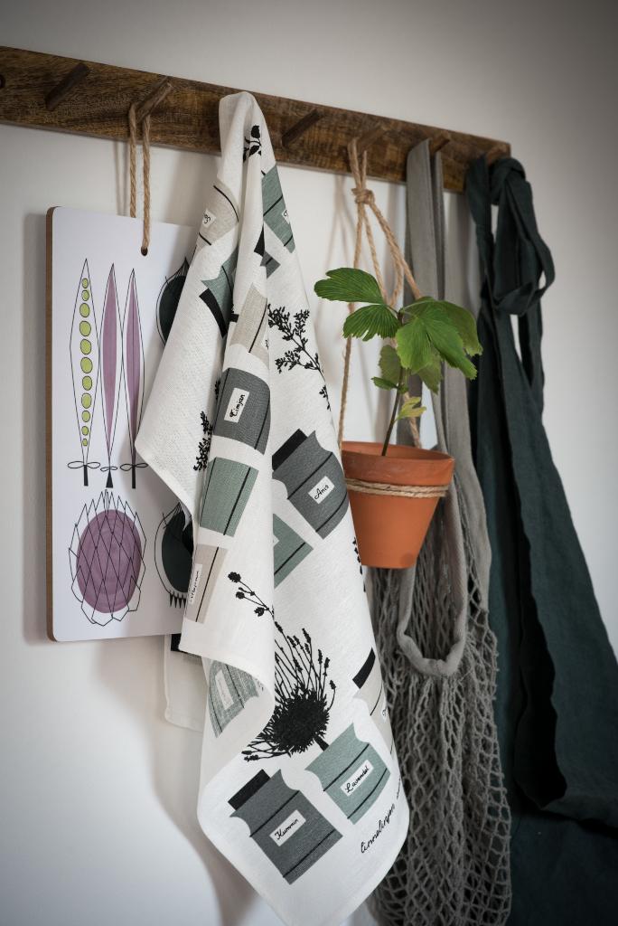 Alo Yoga Persons Kryddskåp Tea Towel Green Grey