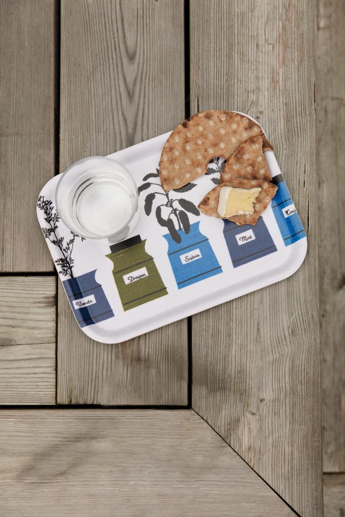 Alo Yoga Persons Kryddskåp Tray Blue 27x20cm