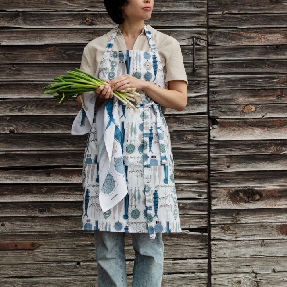 Alo Yoga Picknick Apron Blue Beige