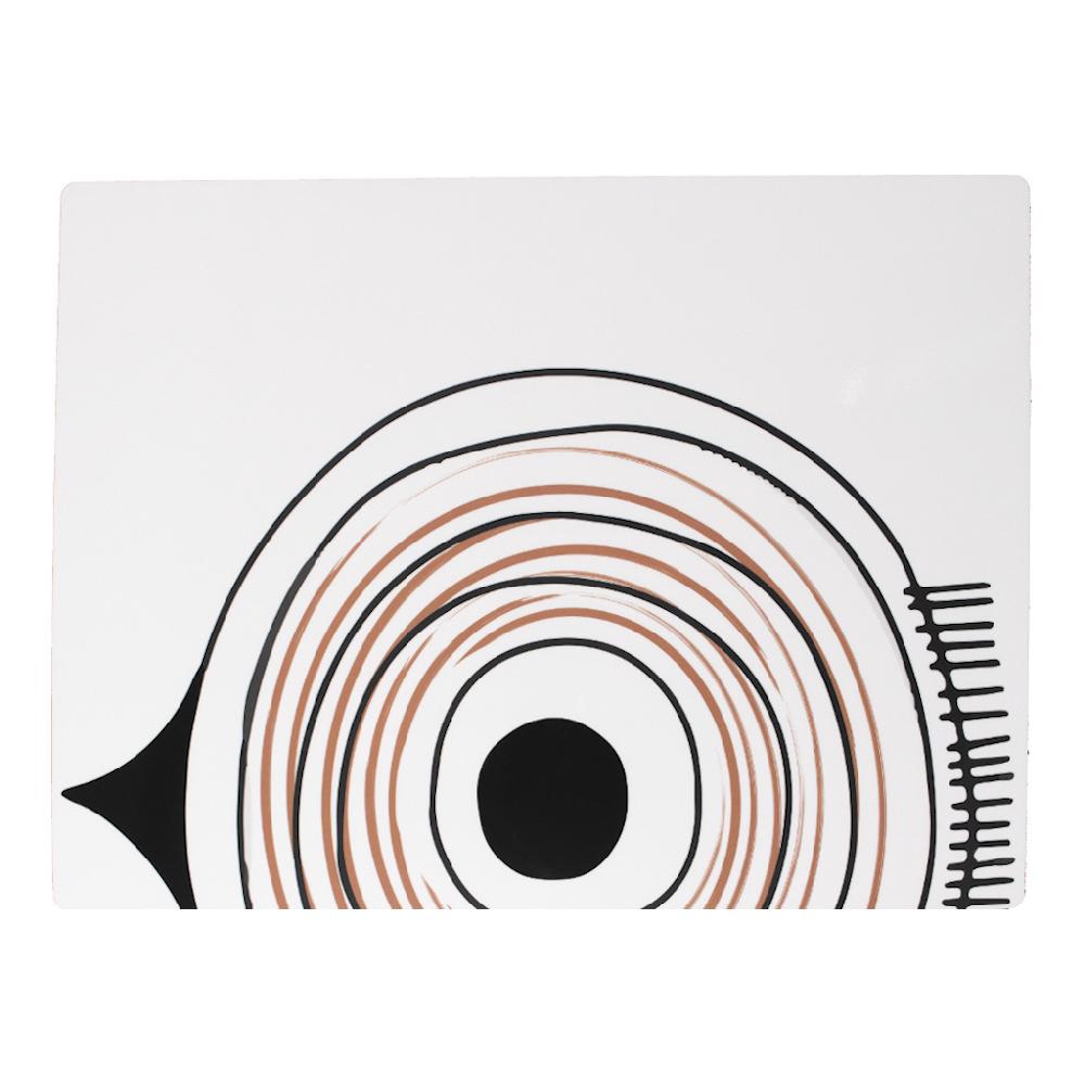 alo yoga Picknick Elements placemat white orange