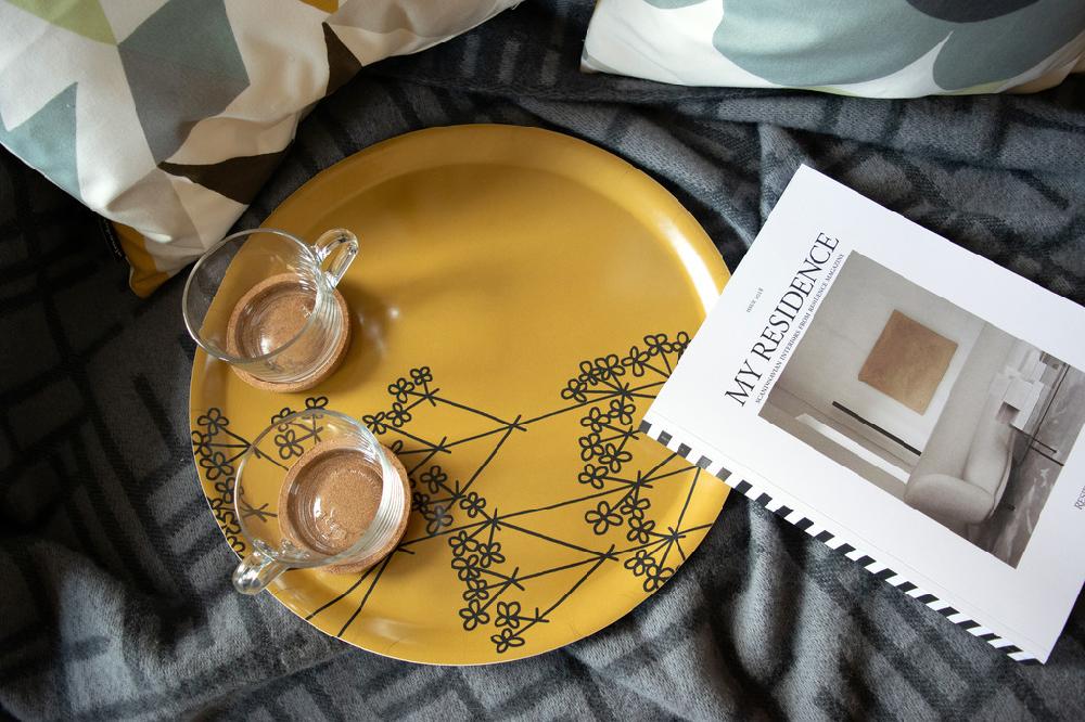 Alo Yoga Picknick Elements Round Tray Ochre 38cm