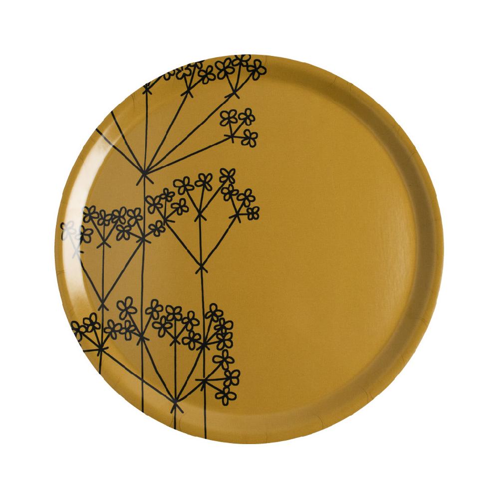 alo yoga Picknick Elements round tray ochre 38cm