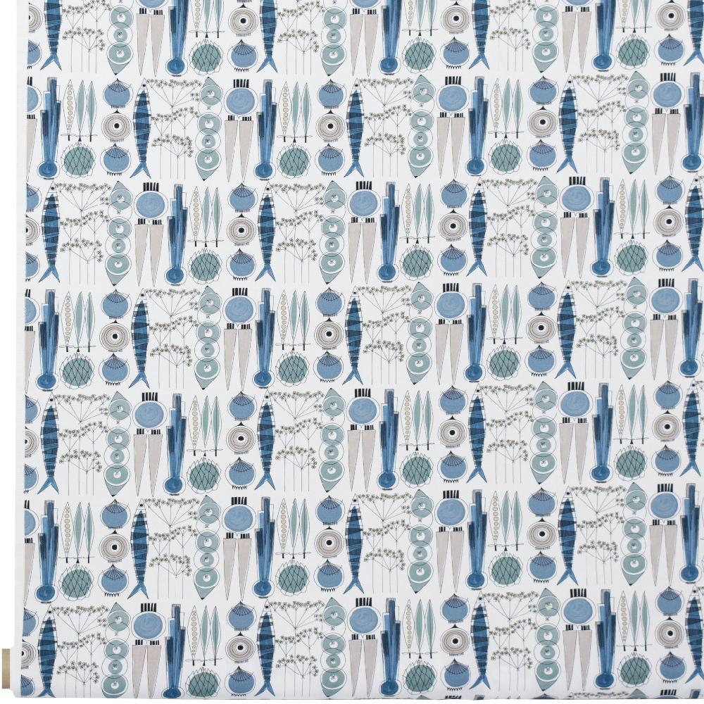 alo yoga Picknick oil cloth fabric blue beige
