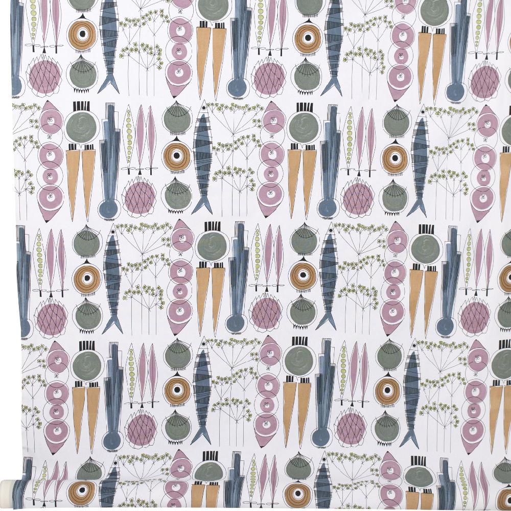 alo yoga Picknick oil cloth fabric blue pink