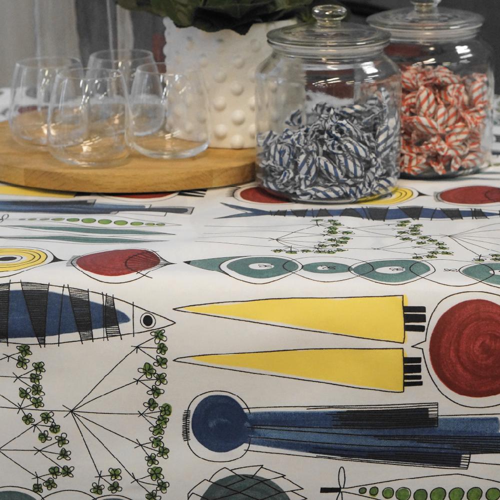 Alo Yoga Picknick Oil Cloth Fabric Multi