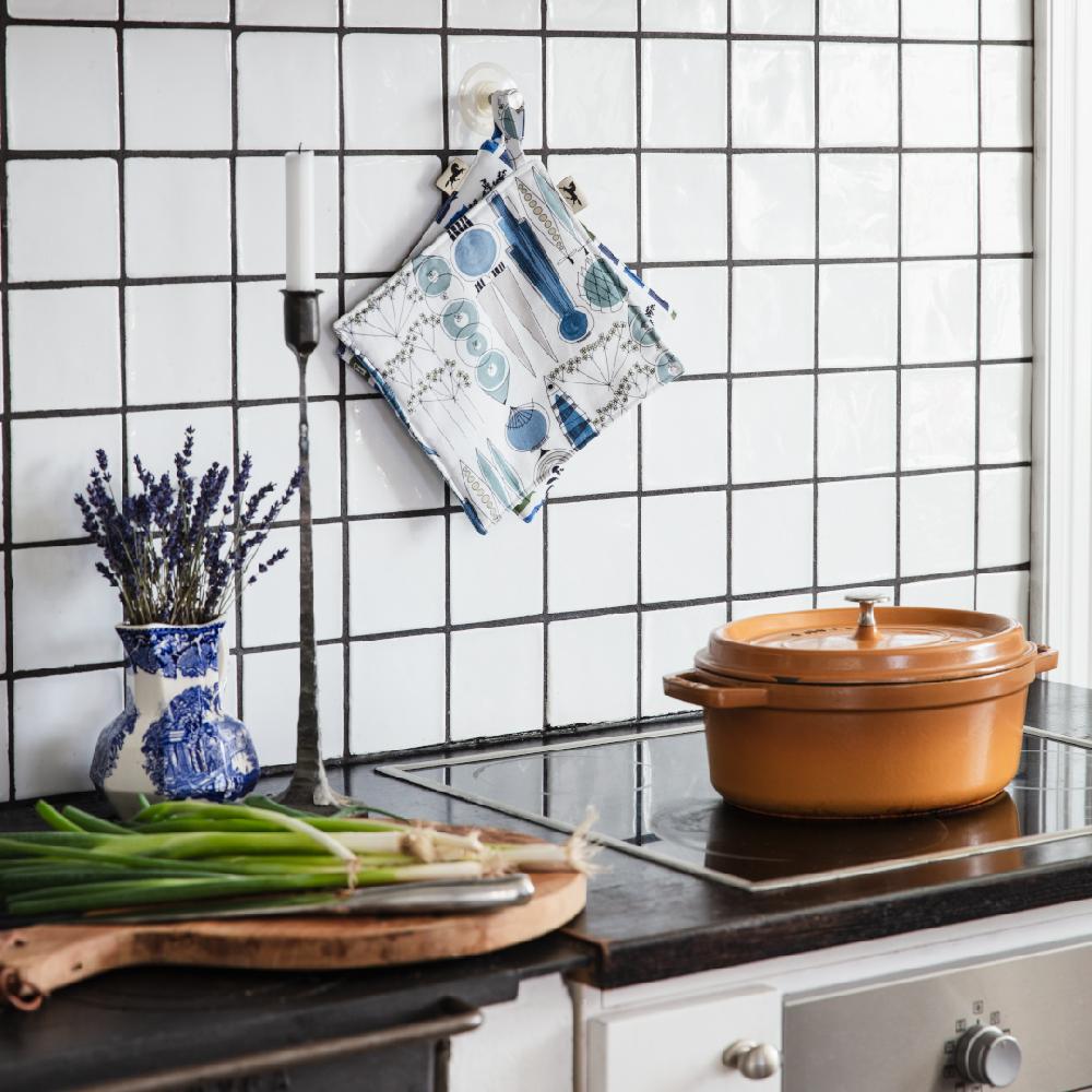 Alo Yoga Picknick Pot Holder Blue Beige