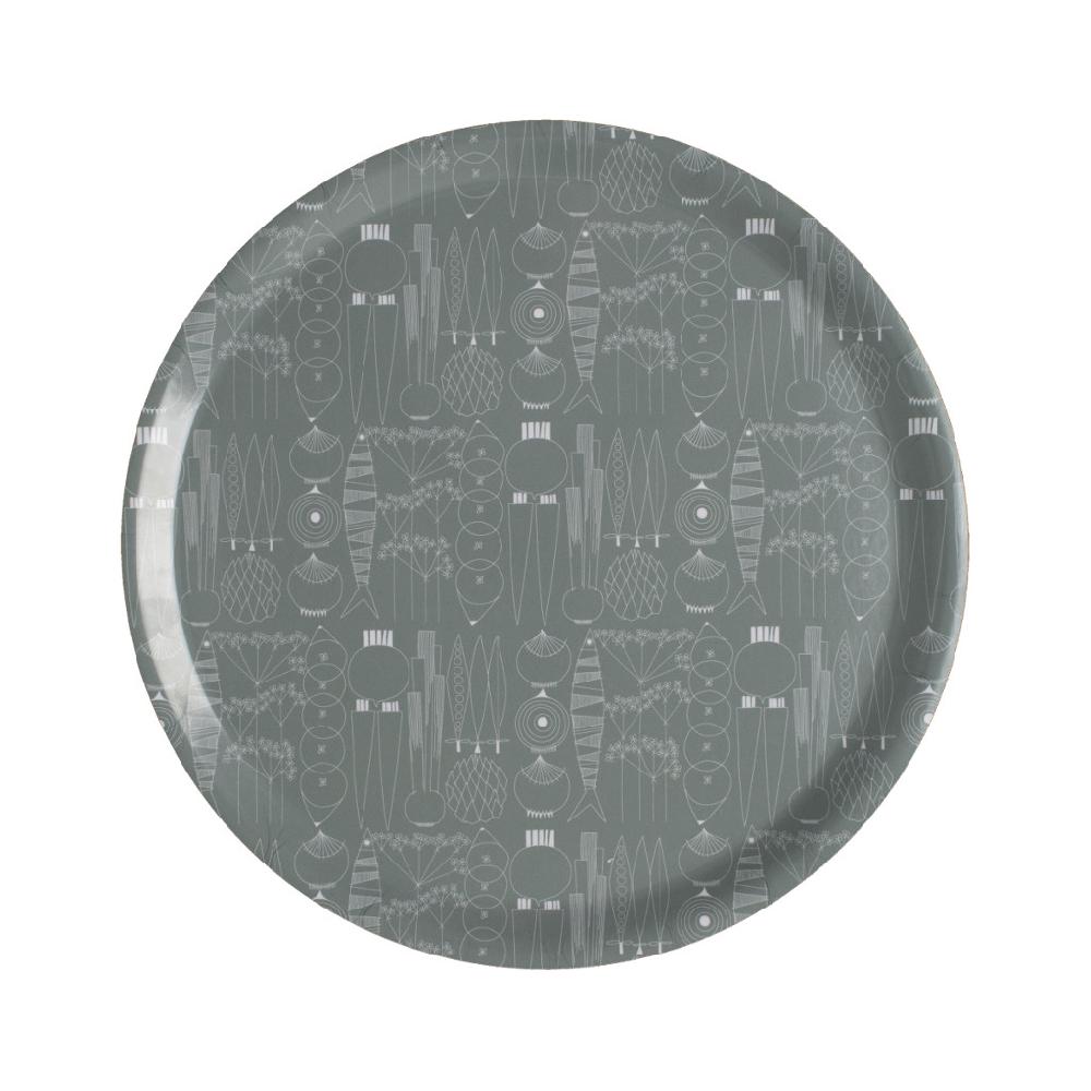 alo yoga Picknick round tray greengray 38cm