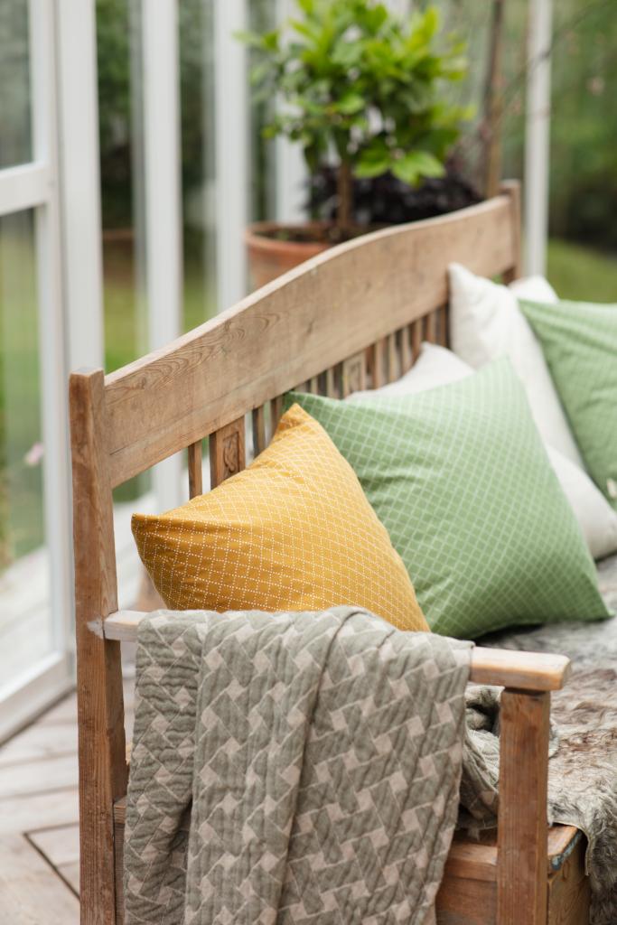 Alo Yoga Prickruta Cushion Cover Green 47x47cm