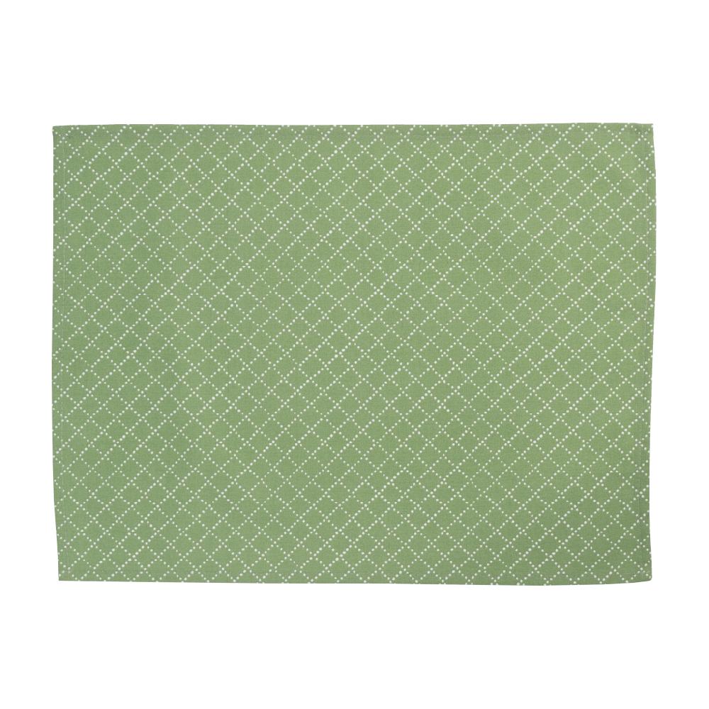 Alo Yoga Prickruta Placemat Green 45x34cm 2-pack