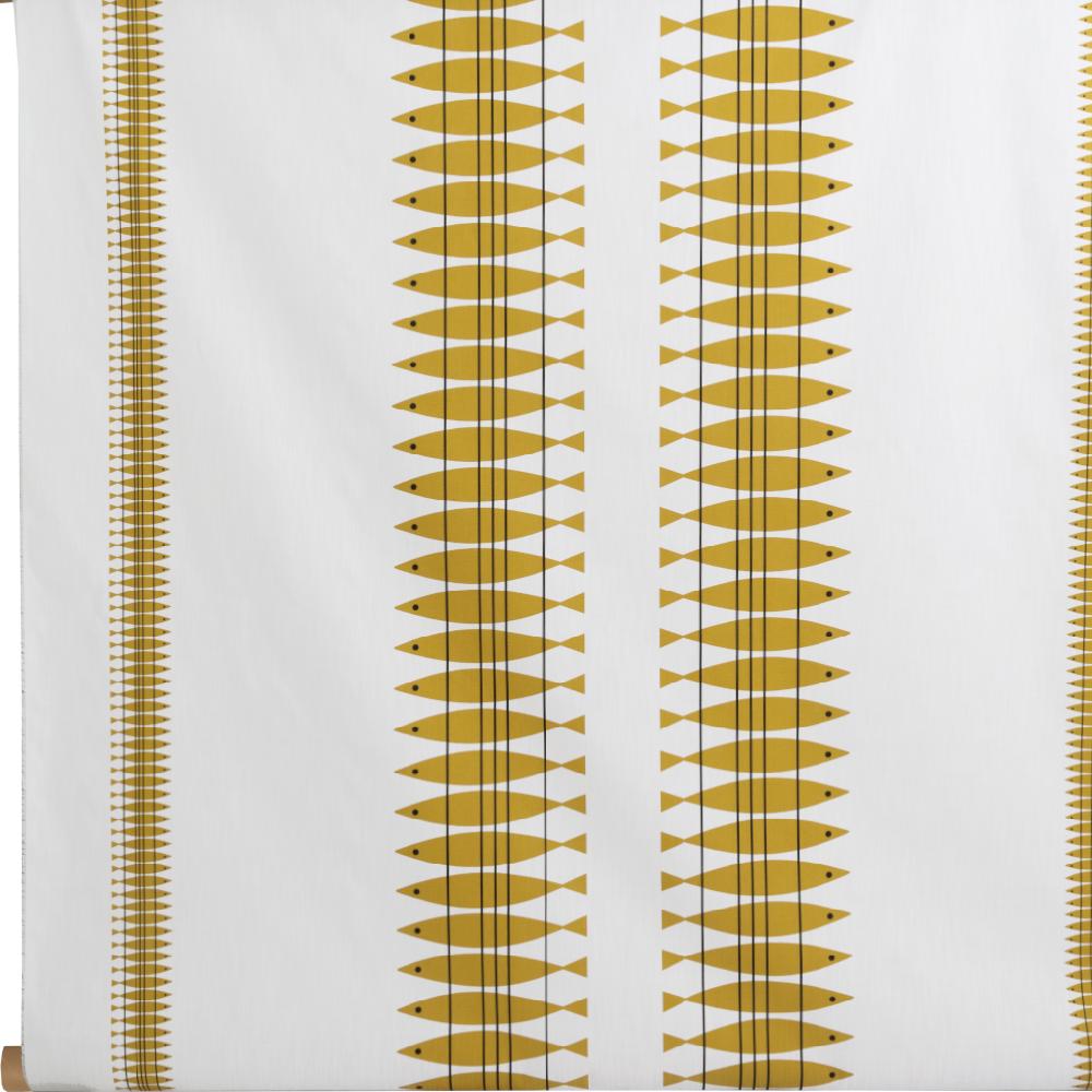 alo yoga Sill oil cloth fabric ochre 145cm