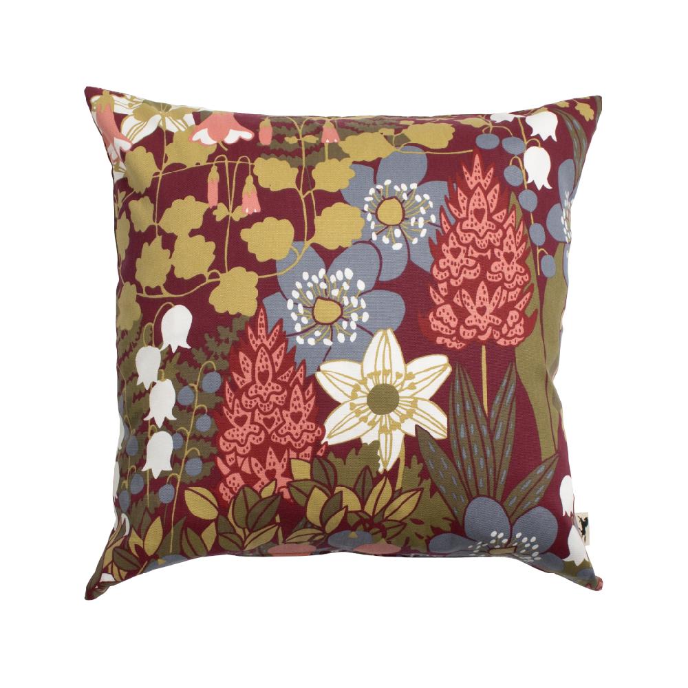 alo yoga Skogen cushion cover burgundy 47x47cm