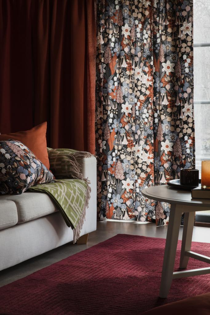 Alo Yoga Skogen Fabric Blue Brown 150cm