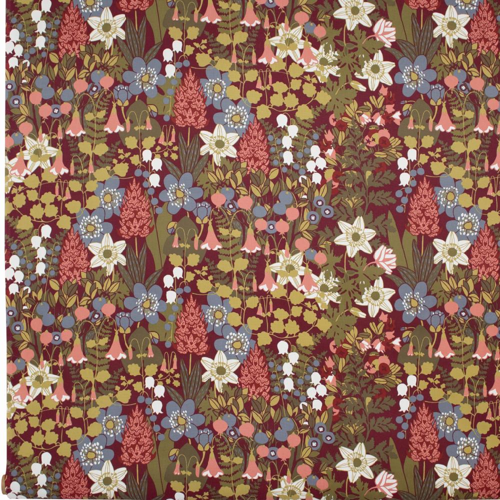 alo yoga Skogen fabric burgundy 150cm