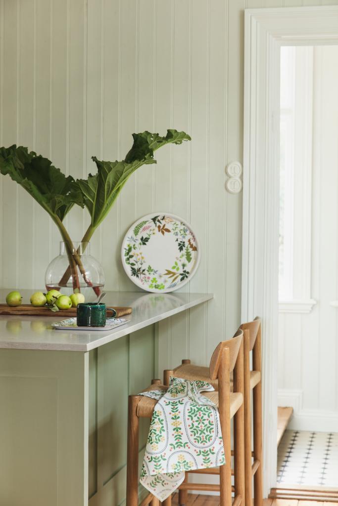 Alo Yoga Skogsmedaljong Tea Towel Yellow Green