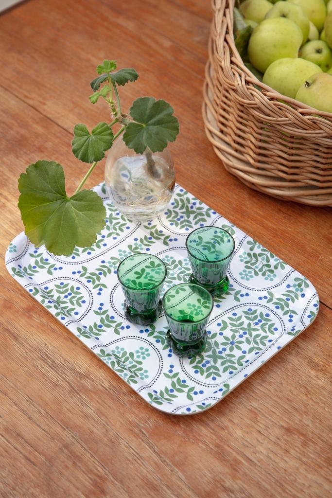 Alo Yoga Skogsmedaljong Tray Blue Green 27x20cm