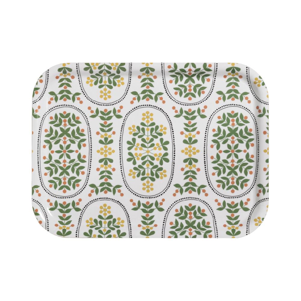 alo yoga Skogsmedaljong tray yellow green 27x20cm